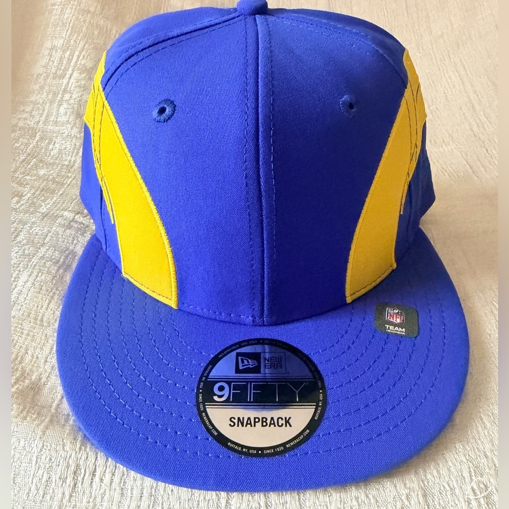 New Era Los Angeles Rams Helmet 9FIFTY 950 Snapback NFL LA Football Hat Cap NEW